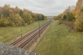 HS1 near Strood, where the collision took place. Photo by Rail Accident Investigation Branch