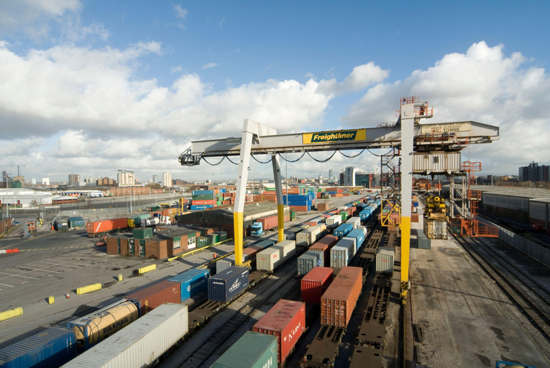 Old Trafford redevelopment would require Freightliner to relocate from its Trafford Park location. ALAMY.