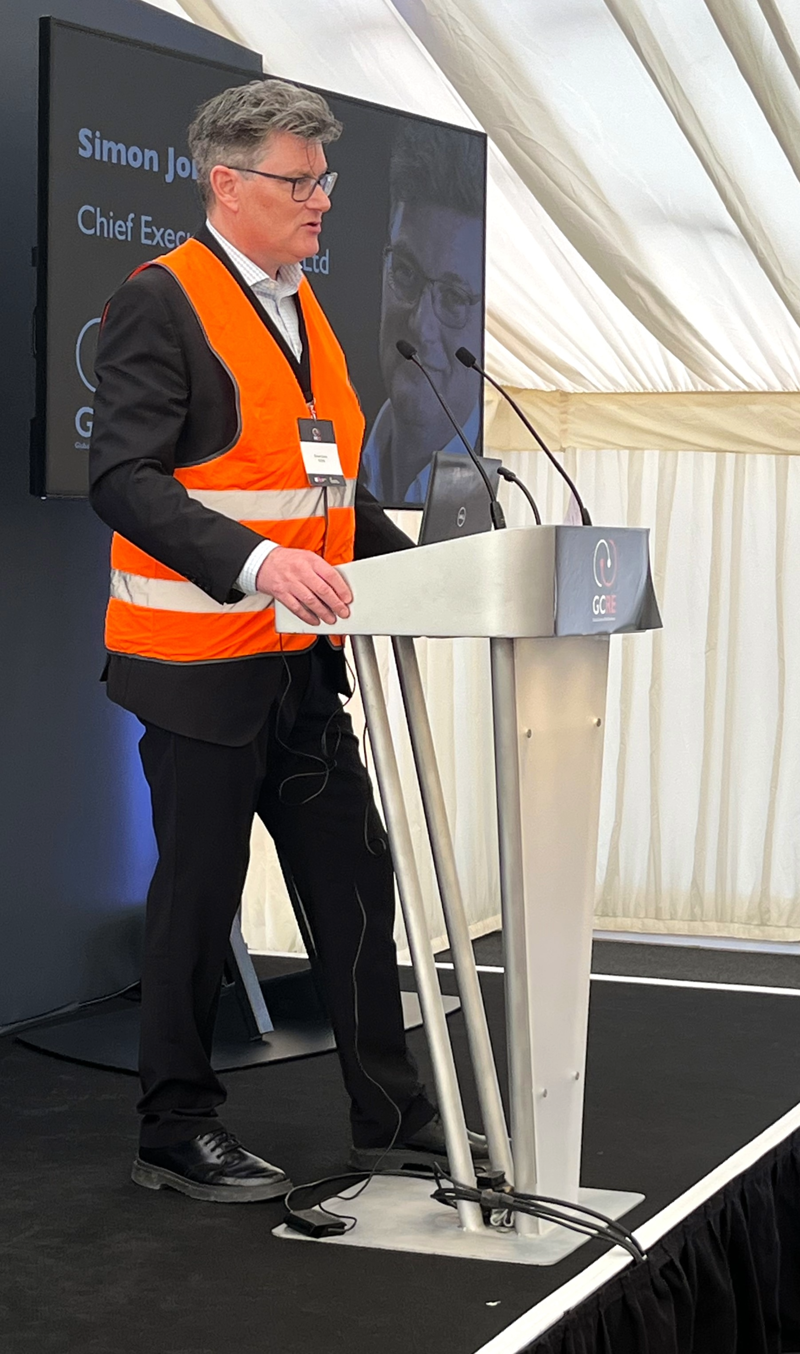 GCRE Chief Executive, Simon Jones. GCRE.