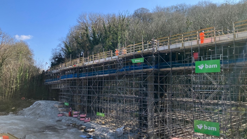 Ponts Mill viaduct on the Newquay branch. NETWORK RAIL.